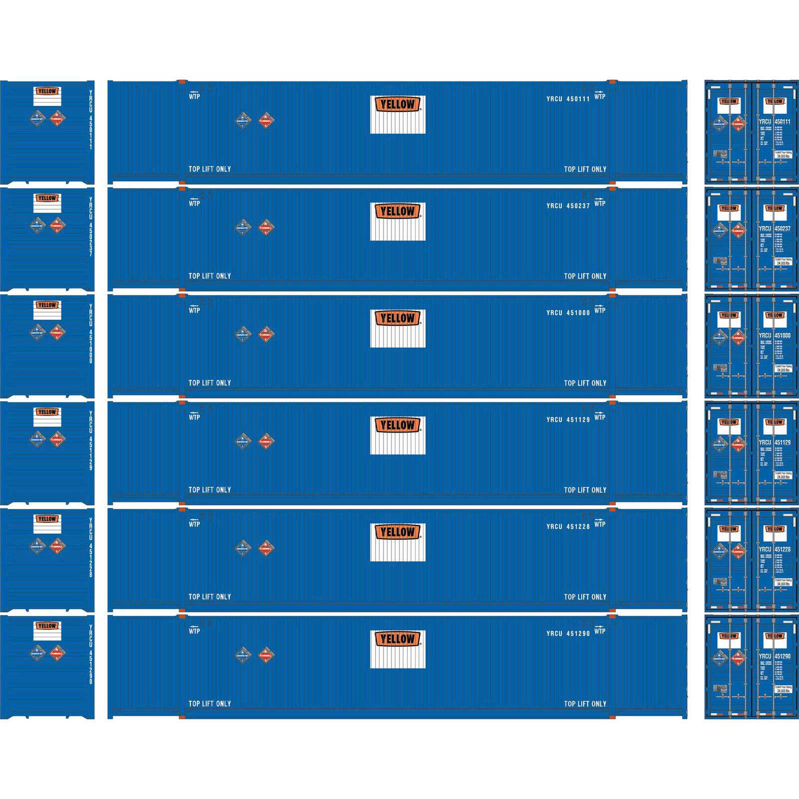 N 53' CIMC Container, Yellow #2 (6)