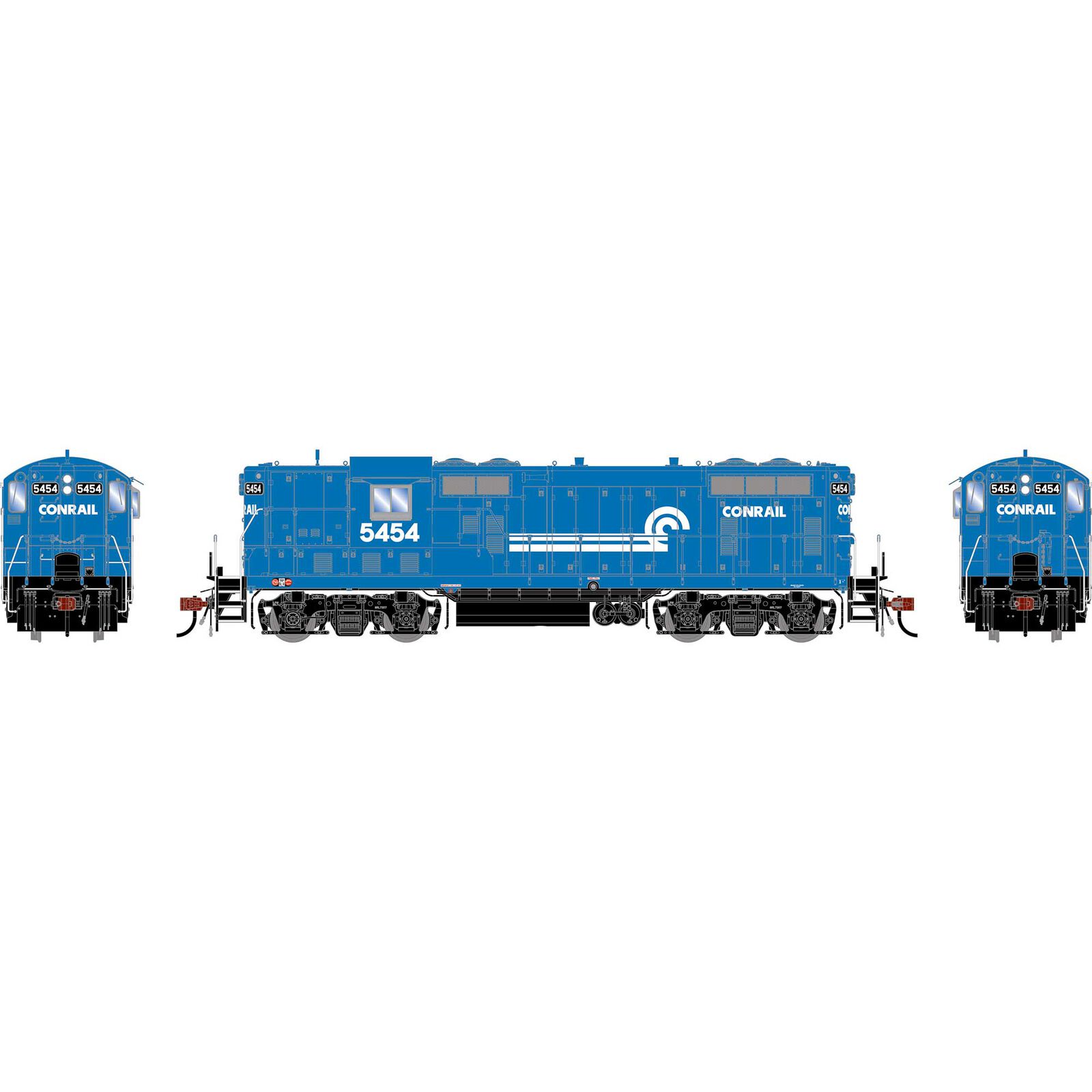 HO GEN GP8 Locomotive w/DCC & Sound, CR #5454
