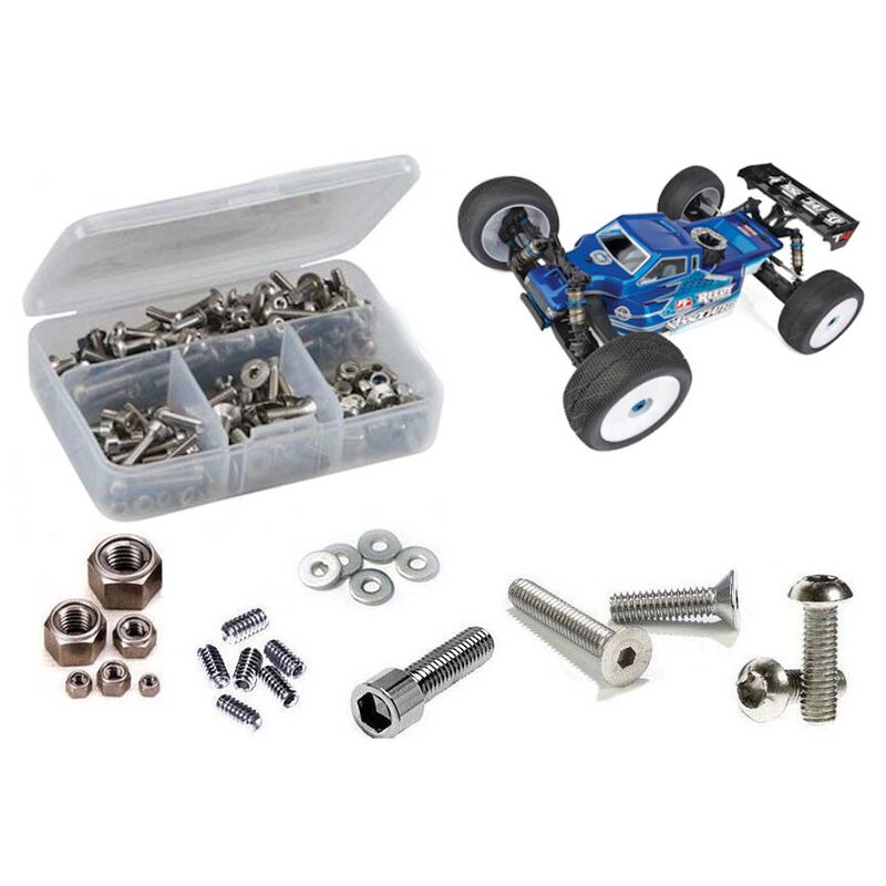 Associated RC8T4 Nitro 1/8th (#80947) Stainless Steel Screw Kit