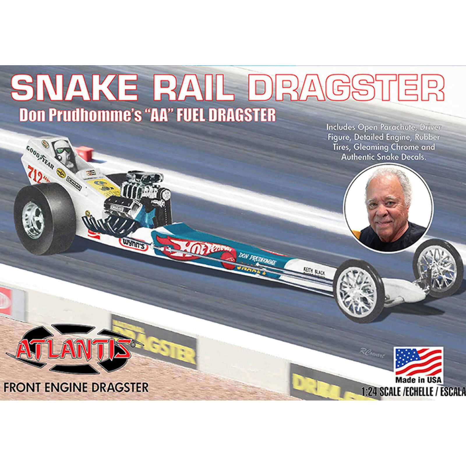 1/24 Don "The Snake" Prudhomme Front Engine Dragster Model Kit