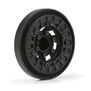 1/10 Vice CrushLock Front/Rear 2.6" 12mm Crawling Wheels (2) Blk/Blk