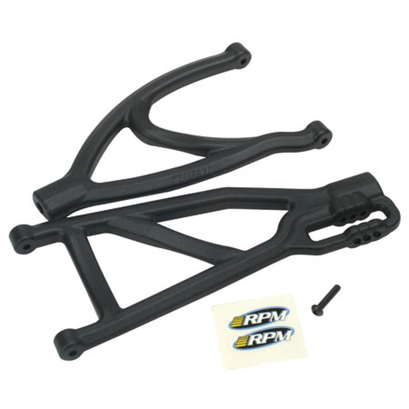 Rear A-Arms, Left or Right, Black: Revo