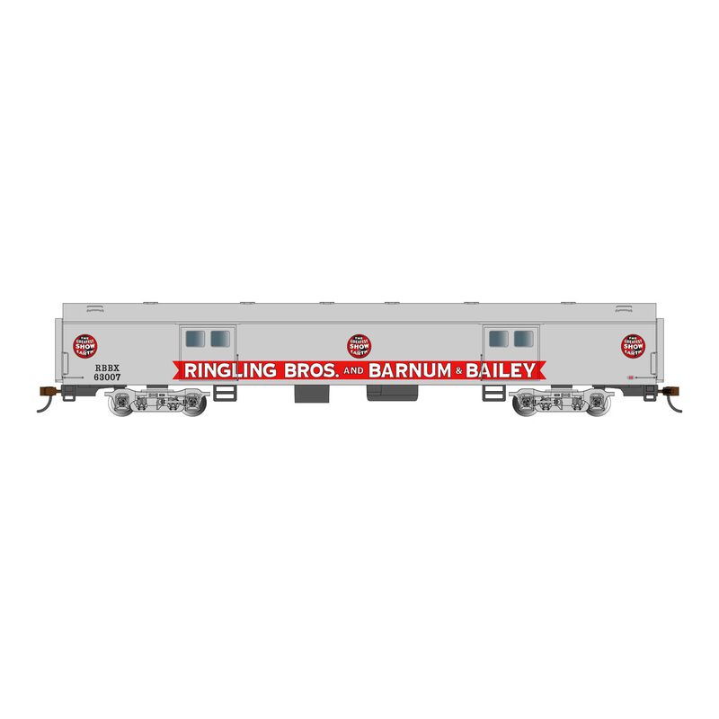 HO 72' Smooth-Side Baggage Generator Car - Ringling Bros. & Barnum & Bailey&trade; #63007