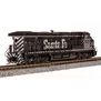 N GE ES44AC Locomotive, Zebra Stripe, Paragon4, ATSF #785