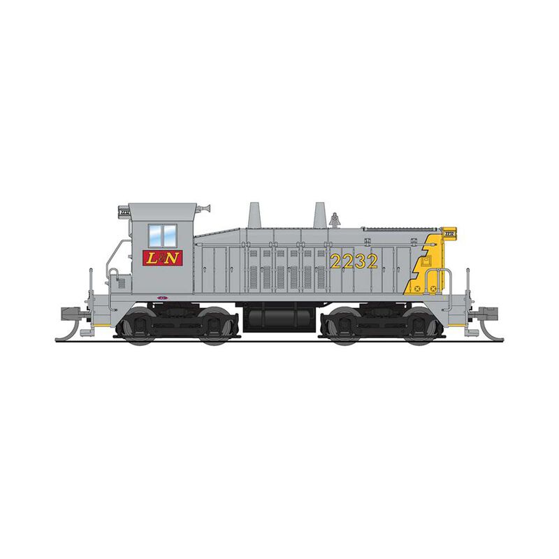 N EMD SW7 Locomotive, L&N 2255, Gray & Yellow, Paragon4