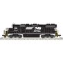 N GP38-2 Phase II Norfolk S 5347, Black/White/Silver