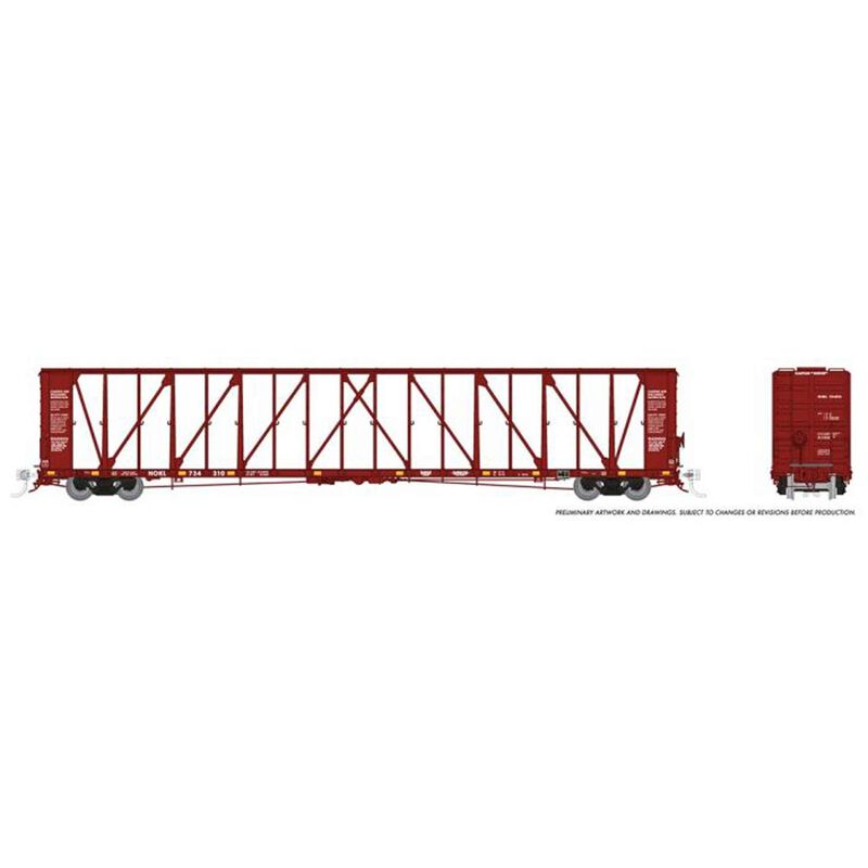 HO NSC Centrebeam Flatcar, NOKL