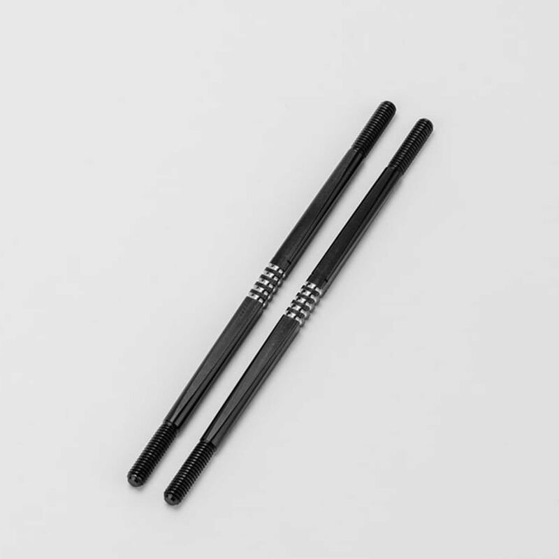 Tekno NT48 2.0 Fin optional Titanium turnbuckle 4x106mm, stealth black - 2pc