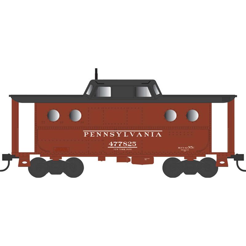 HO N5c Caboose, PRR Early NY Zone #477825