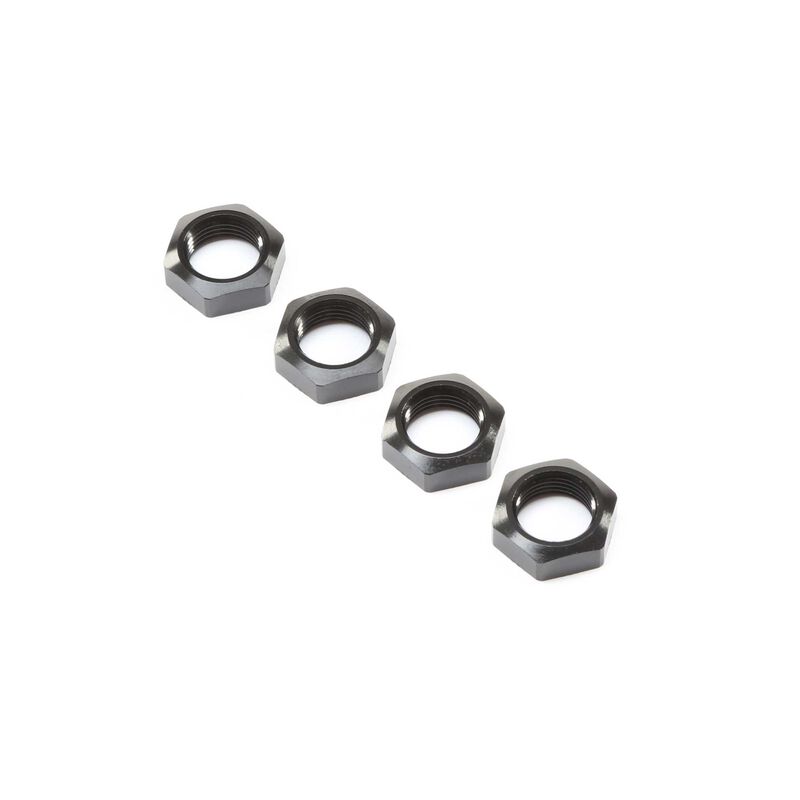 Wheel Nuts, Black (4): Super Baja Rey