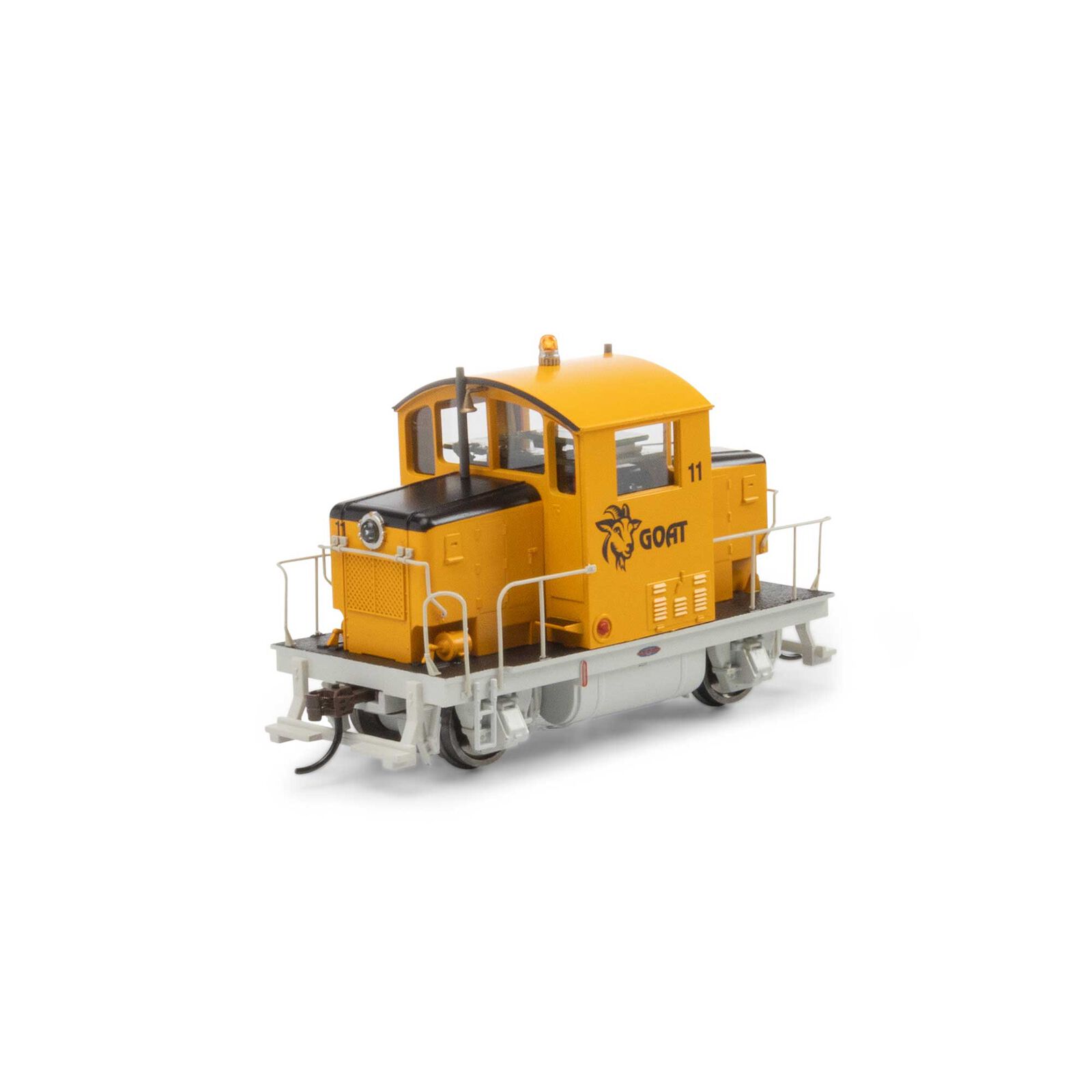 HO EMD Model 40 Locomotive, Yellow Shop Goat #11