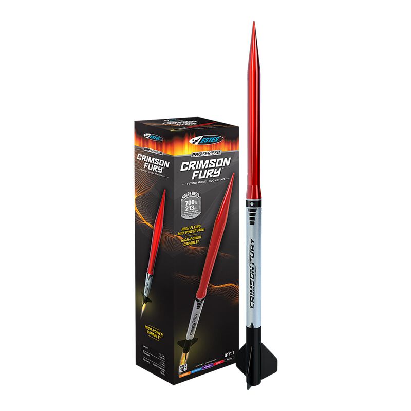 Estes Crimson Fury Pro Series II&trade; Model Rocket Kit