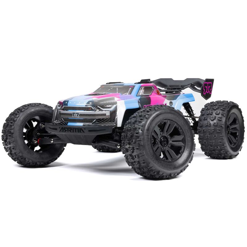 1/8 KRATON 6S 4X4 RTR Brushless Speed Truck, Blue/Pink - SCRATCH & DENT