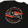 AKA 3-Time World Champion Black T-Shirt, 2XL
