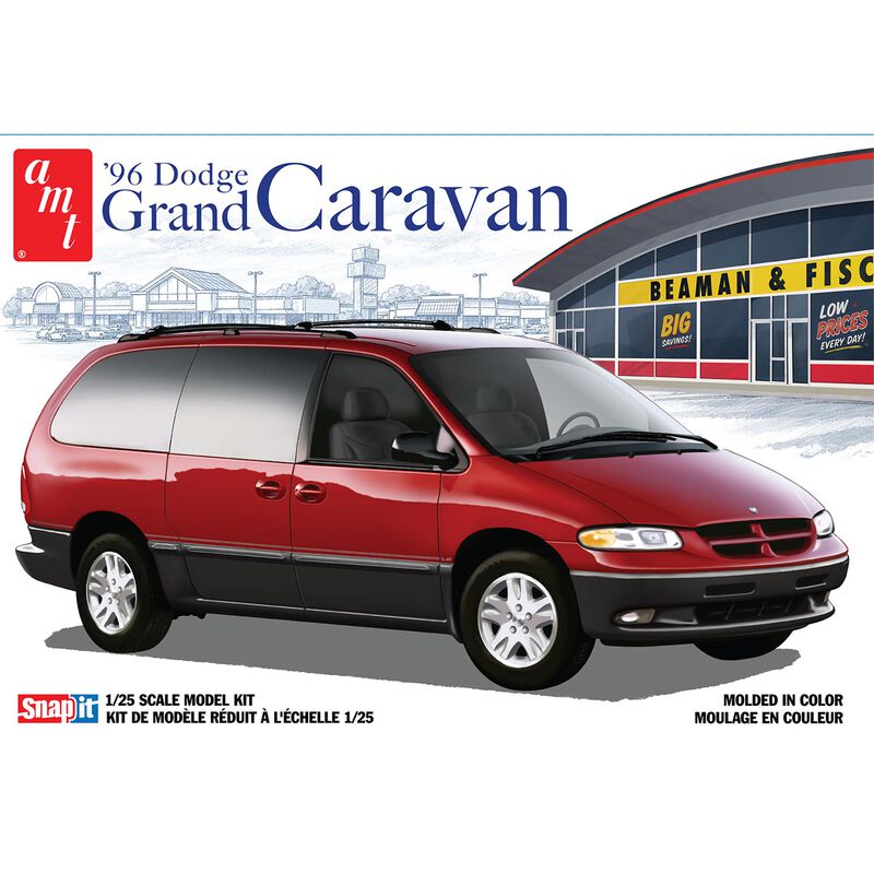 AMT 1/25 1996 Dodge Grand Caravan Snap Model Kit