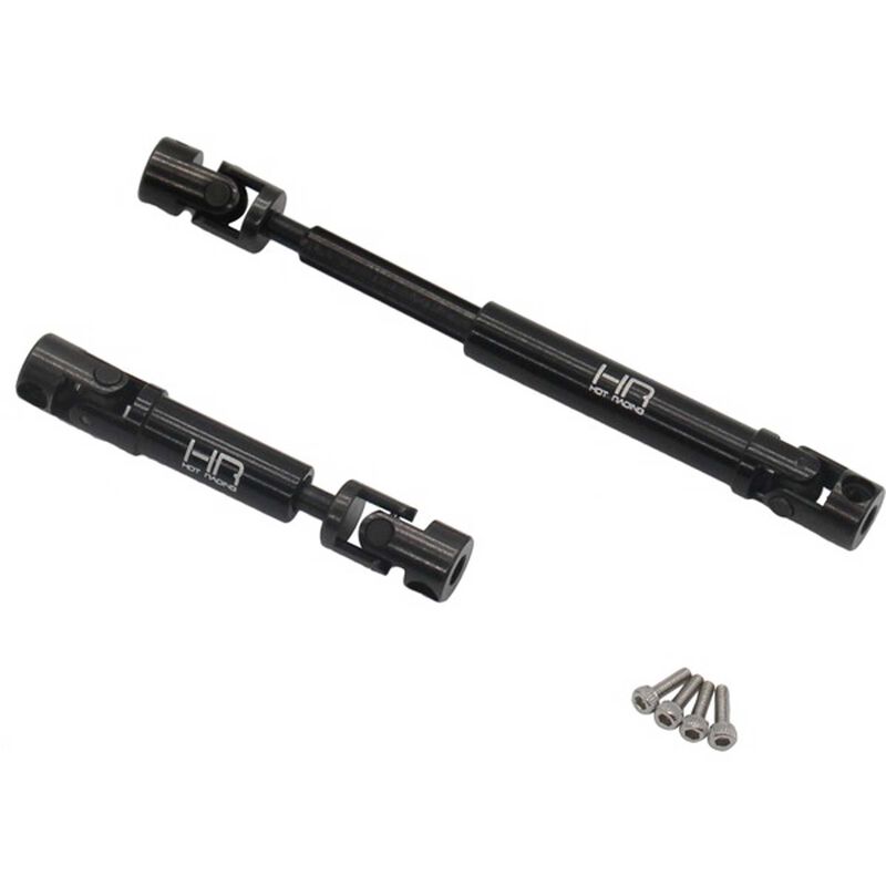 Steel Center Driveshaft (L/M): SCX24 C10, JLU