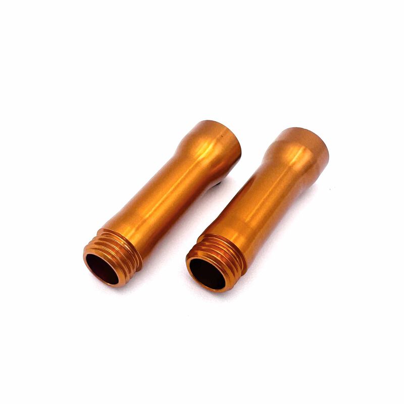 XP Orange Anodized Shock Bodies for 90mm (2)