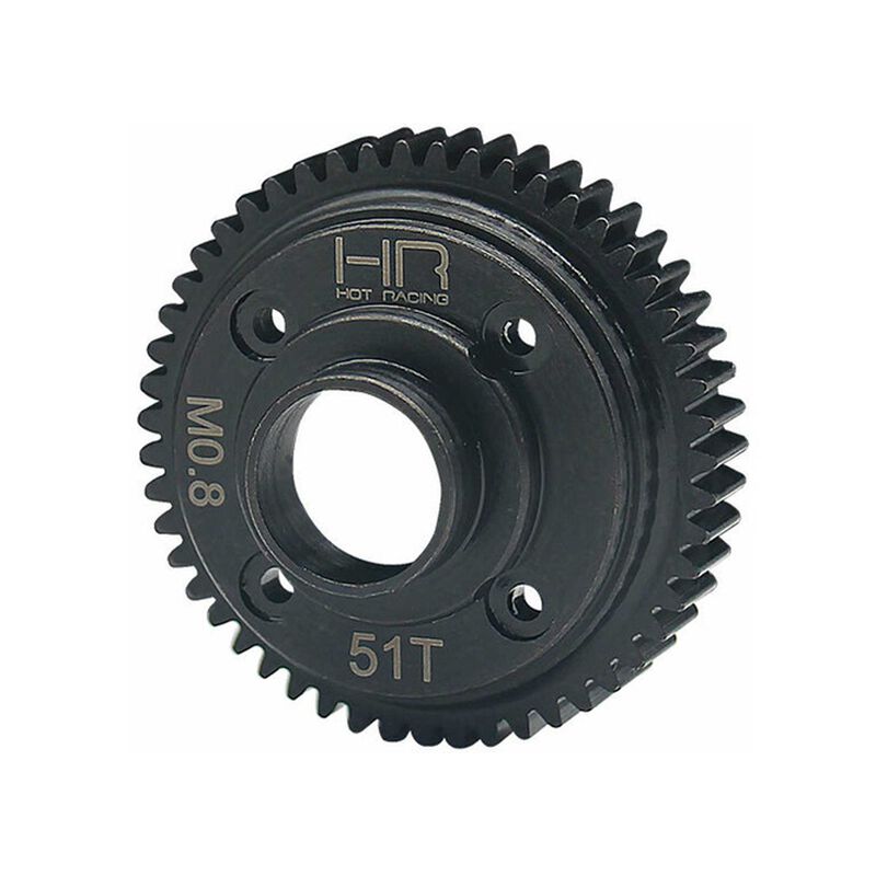 Hardened Steel 51 Tooth, Mod 0.8 (32 Pitch) Spur Gear, Traxxas Ultimate Desert Racer