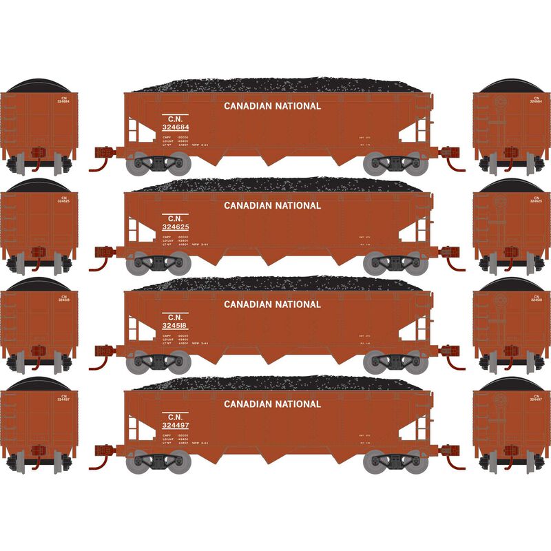 N 40' Offset Coal Hopper with Load, CN #1 (4)