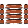 N 40' Offset Coal Hopper with Load, CN #1 (4)