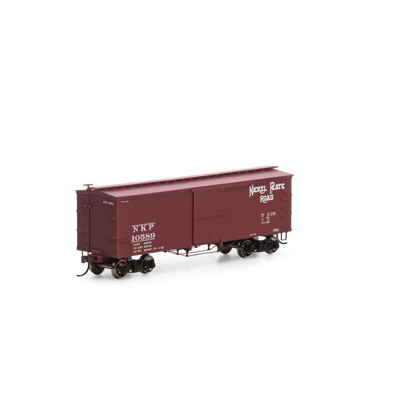 HO 36' Old Time Wood Box, NKP #10589