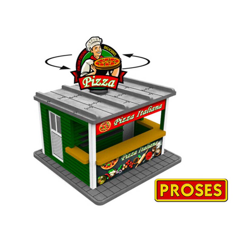 O SCALE PIZZA STAND