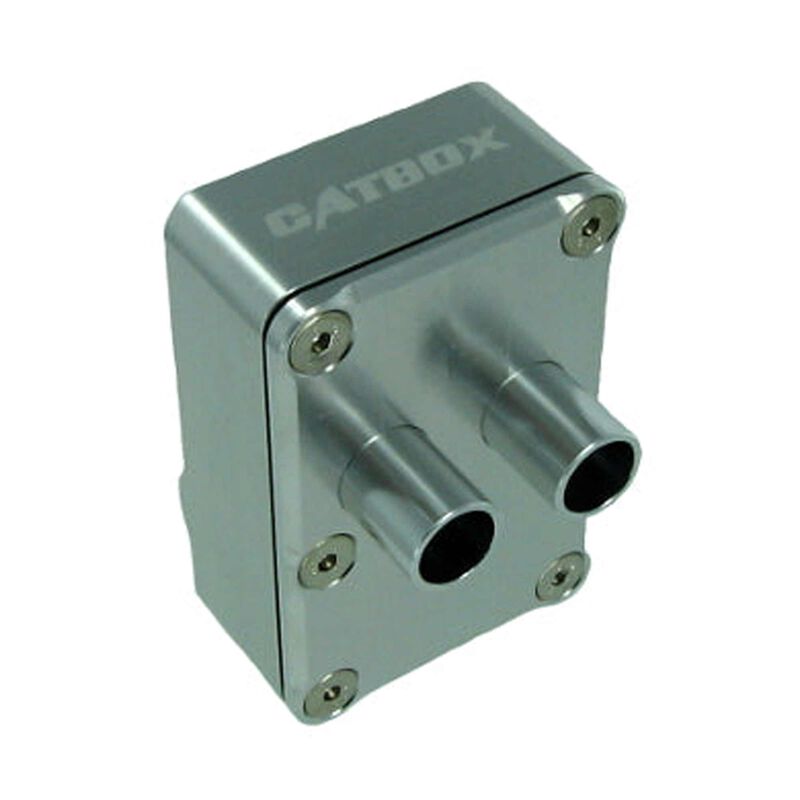 CATBOX Large Scale Exhaust, Silver