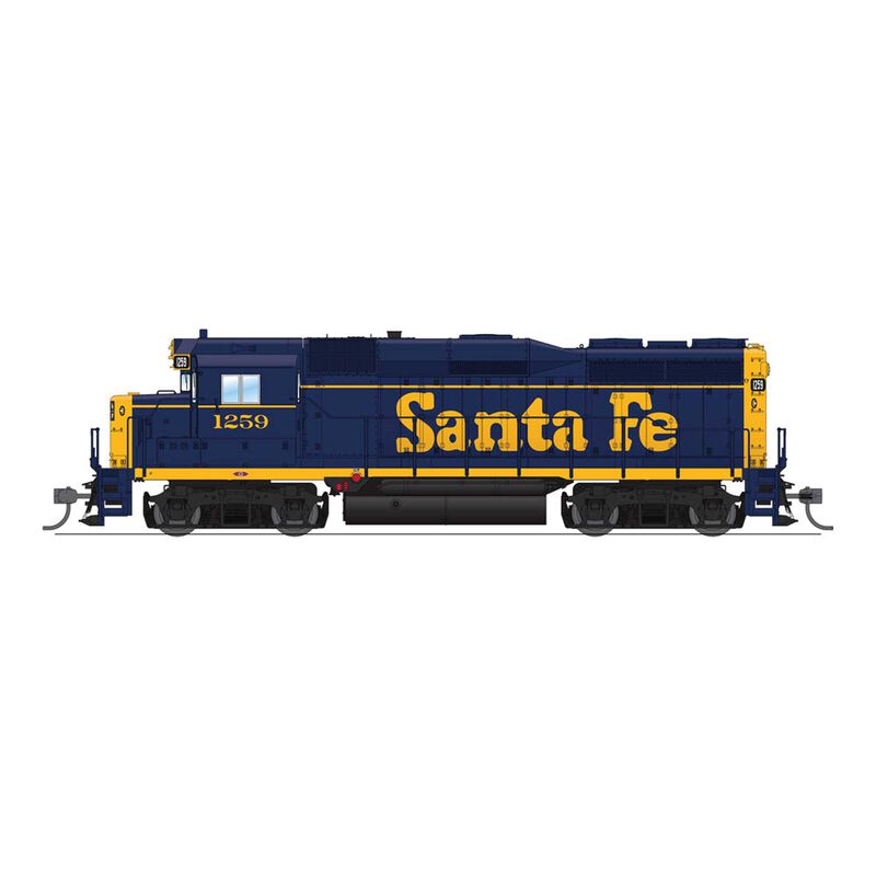 HO EMD GP30, ATSF 1259, Bookend Scheme, Paragon4 Sound/DC/DCC
