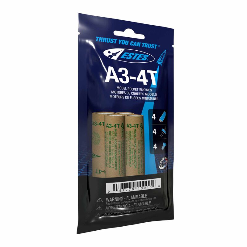 A3-4T 13mm Model Rocket Engines (4)