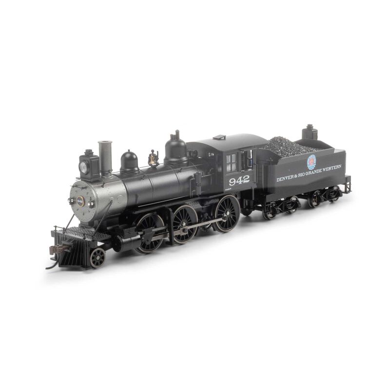 HO RTR Old Time 2-6-0 Mogul, D&RGW #942