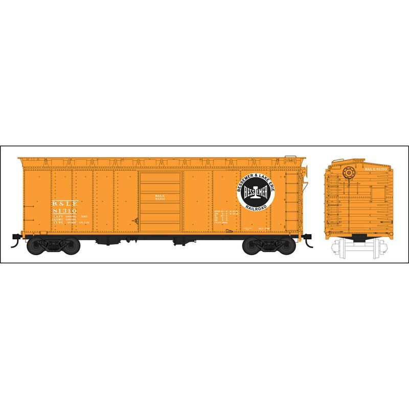 HO Bessemer & Lake Erie 40ft Box Car #81427