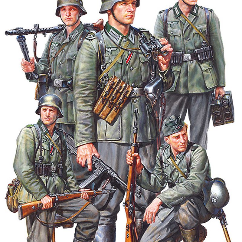 Tamiya 1/35 German Infantry Set Mid WWII