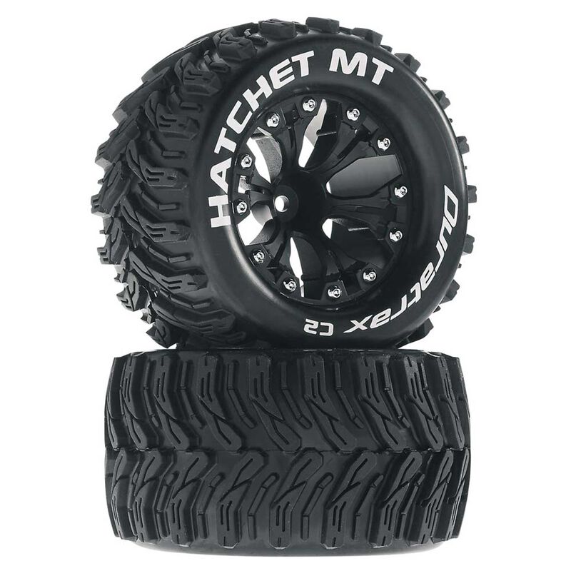 Hatchet MT 2.8" Mounted Offset Tires, Black (2)