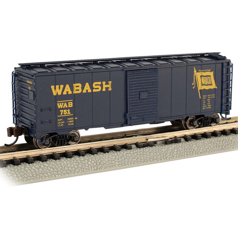 N 40' Steel Box Wabash Blue