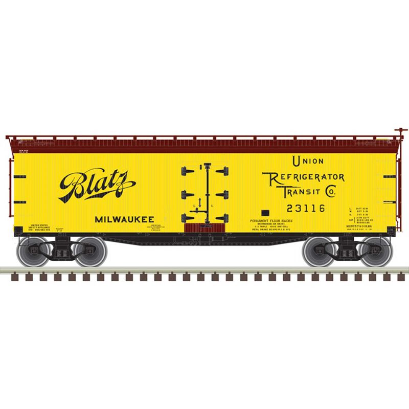 N 40' Wood Refer Blatz 23107, Yellow/Black