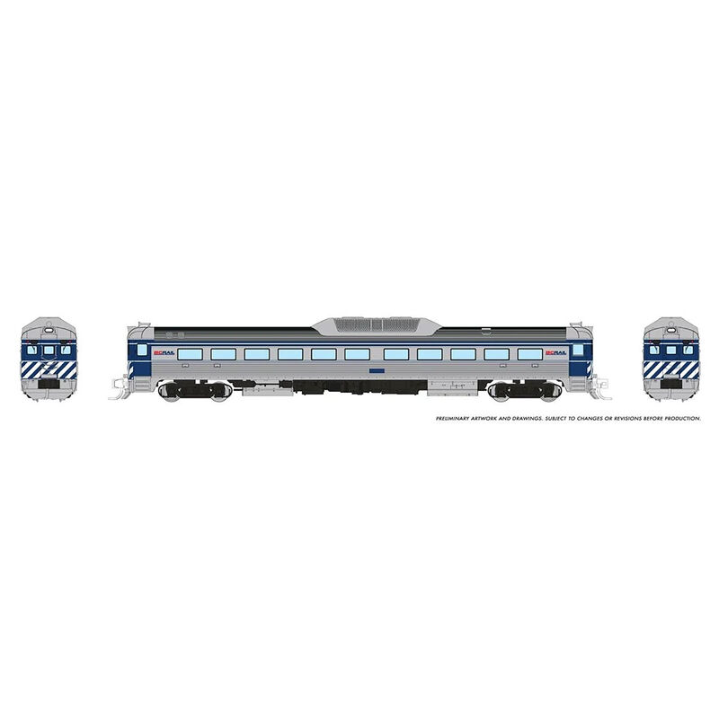 Rapido Trains Inc. N Budd RDC-1 (Ph 2) (DC/Silent): BC Rail - Blue ...