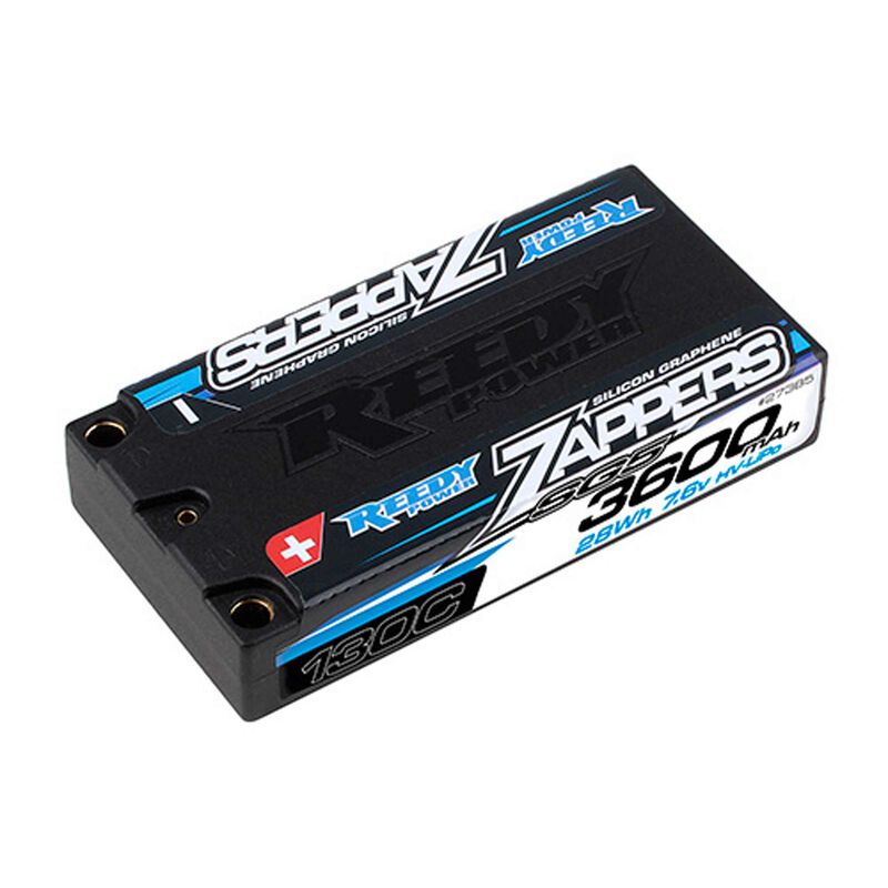 7.6V 3600mAh 2S 130C Zappers SG5 LP Shorty LiHV