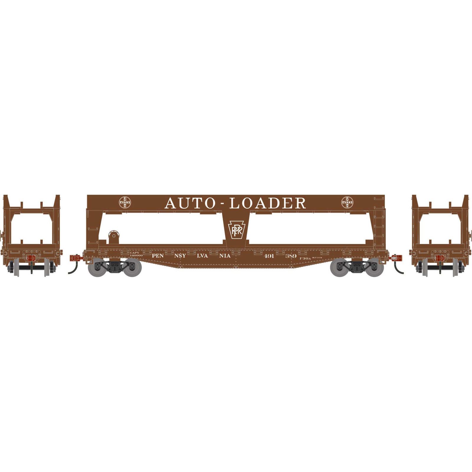 HO 50' Auto-Loader, PRR #491389