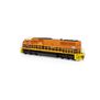 HO SD60M with DCC & Sound, B&P/Orange/Yellow #3890