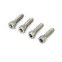 SS Sock Head Cap Screws, 6-32 x 1/2