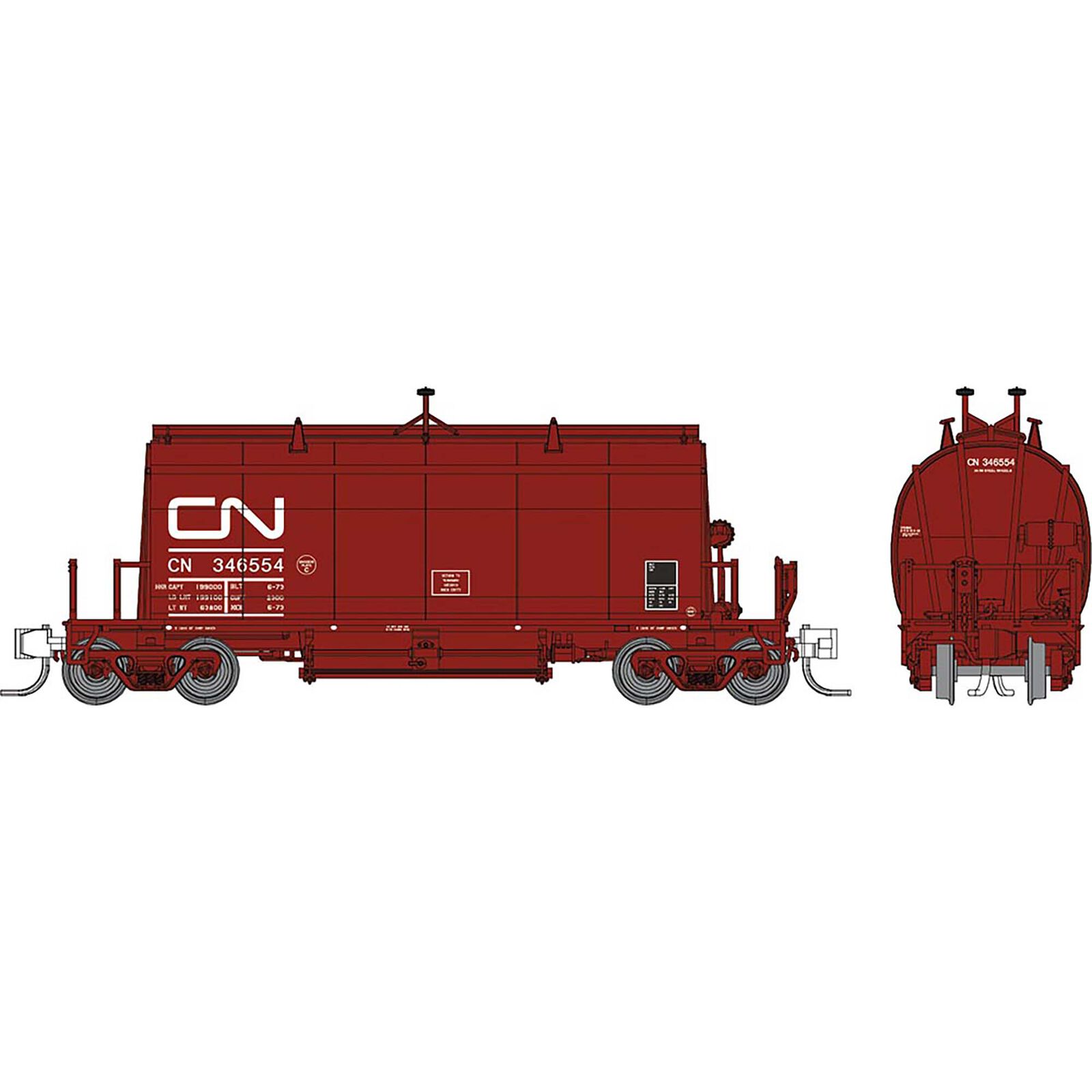 N Long Barrel Ore Hopper, CN (6) - #1