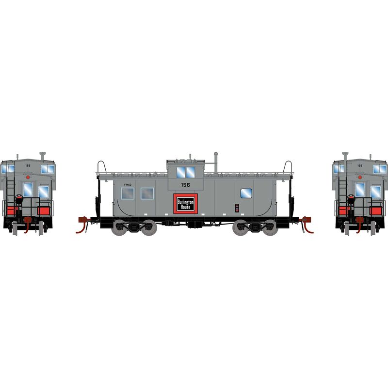 HO ICC Caboose with Lights, FW&D #156