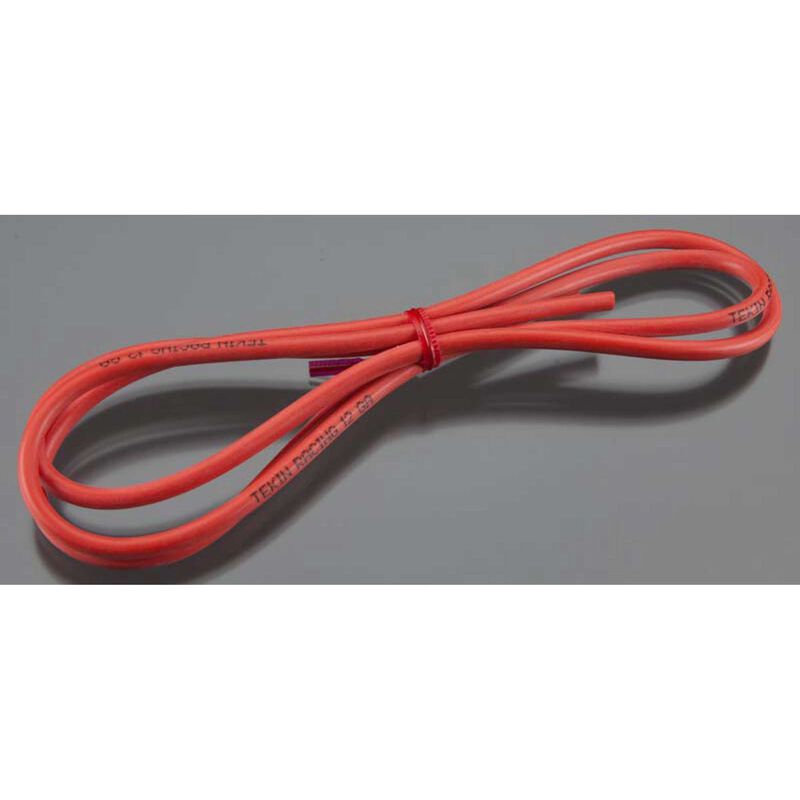 Silicon Power Wire: 36" Red, 12 AWG