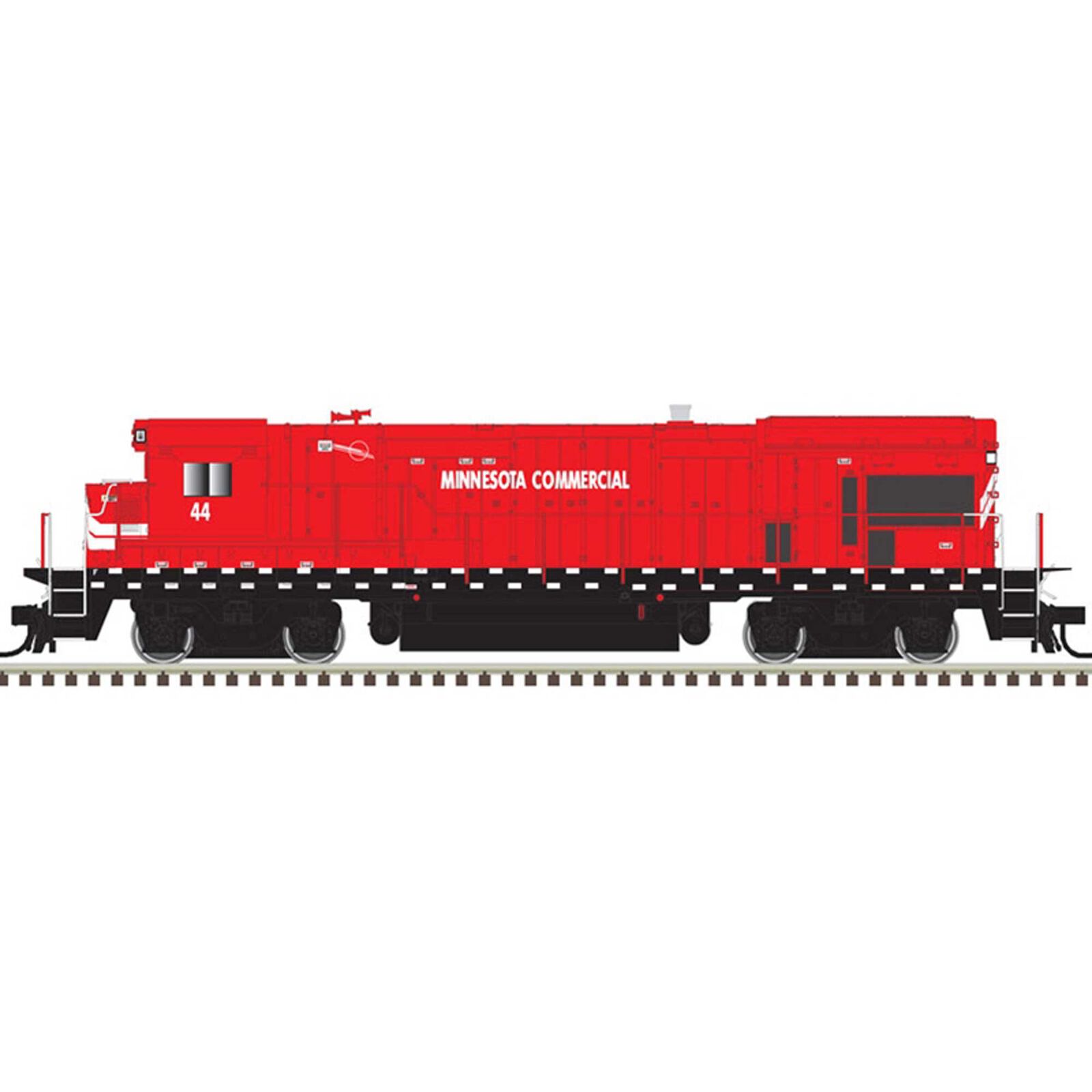 HO B23-7 Locomotive Minnesota #44, Gold/Red/White