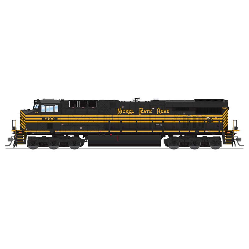 HO GE ES44AC Locomotive, NS #8100 NKP Heritage Paint
