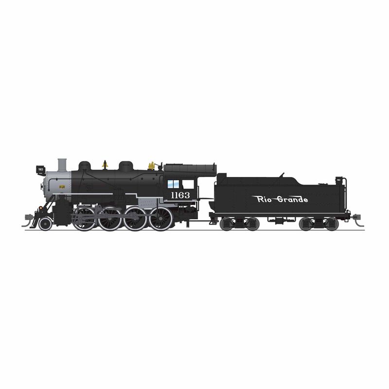 HO 2-8-0 Consolidation No-Sound / DCC-Ready , DRGW 1175