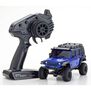 1/28 Jeep Wrangler Unlimited Rubicon Mini-Z 4x4 Crawler RTR, Metallic Ocean Blue w/ Accessories