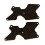 Factory Team Carbon Fiber Rear Suspension Arm Inserts, 1/8 Team Associated RC8B4