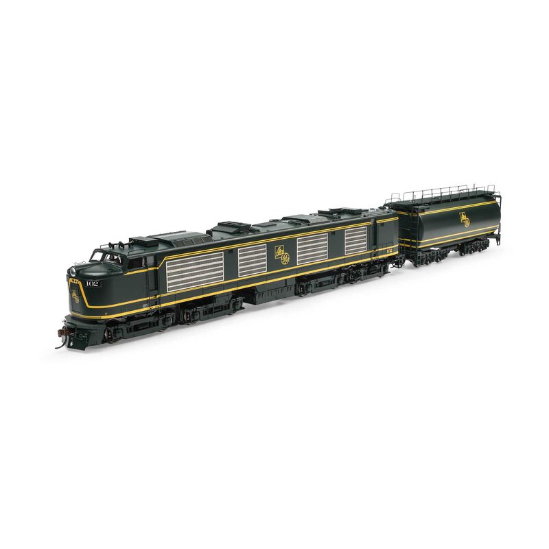 HO Gas Turbine Locomotive & Tender with DCC & Sound, GE #102
