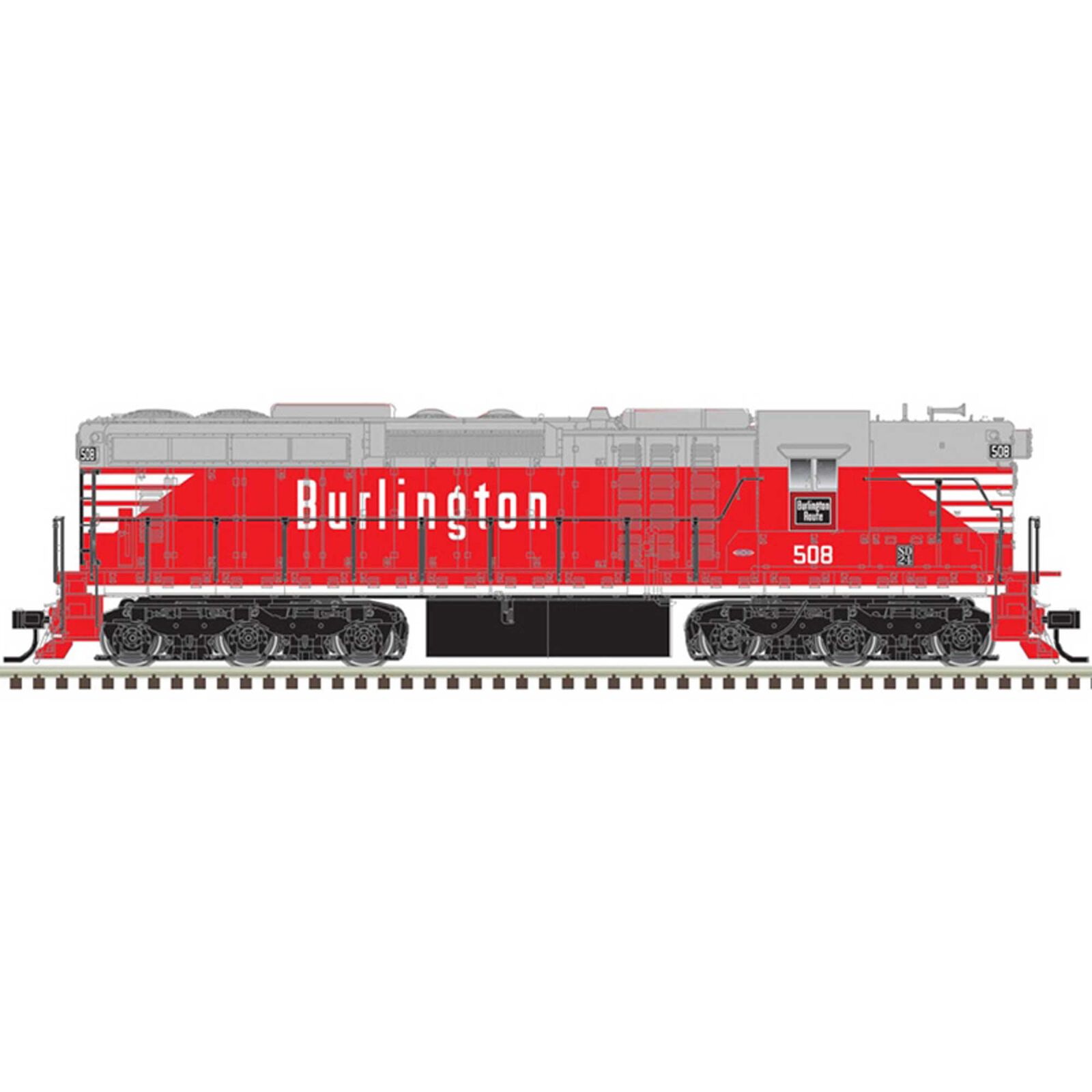 Burlington 515 (Red Gray White)
